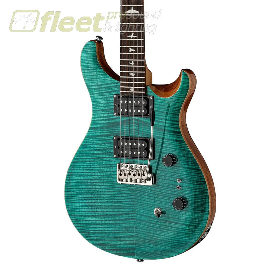 PRS SE Custom 24-08 Electric Guitar Turquoise Finish -C844TU