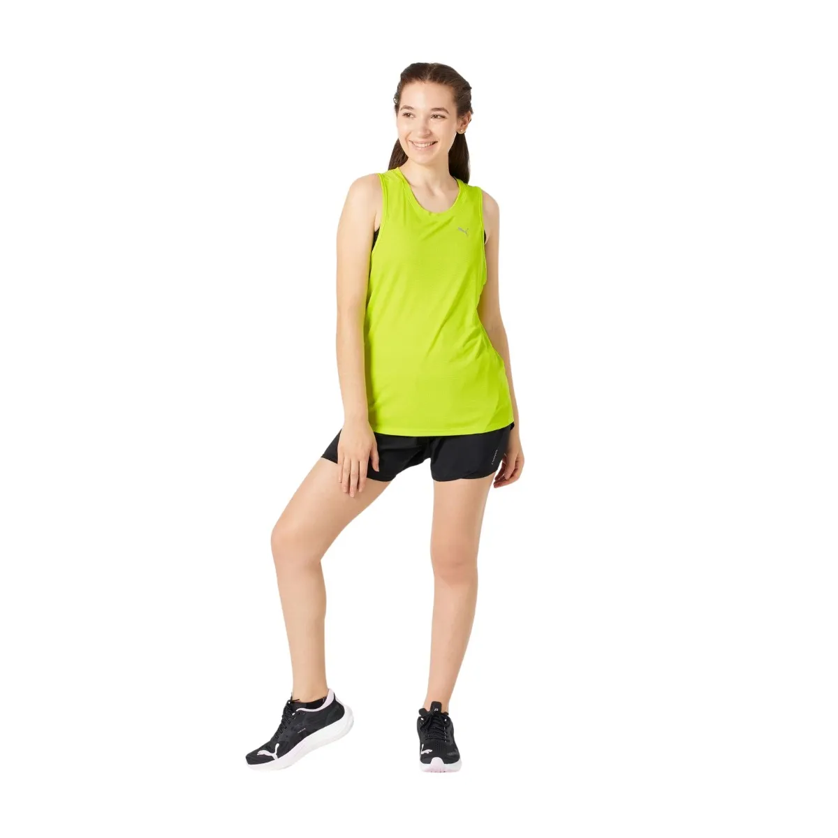 Puma Run Favourite Green Women's Sleeveless Shirt