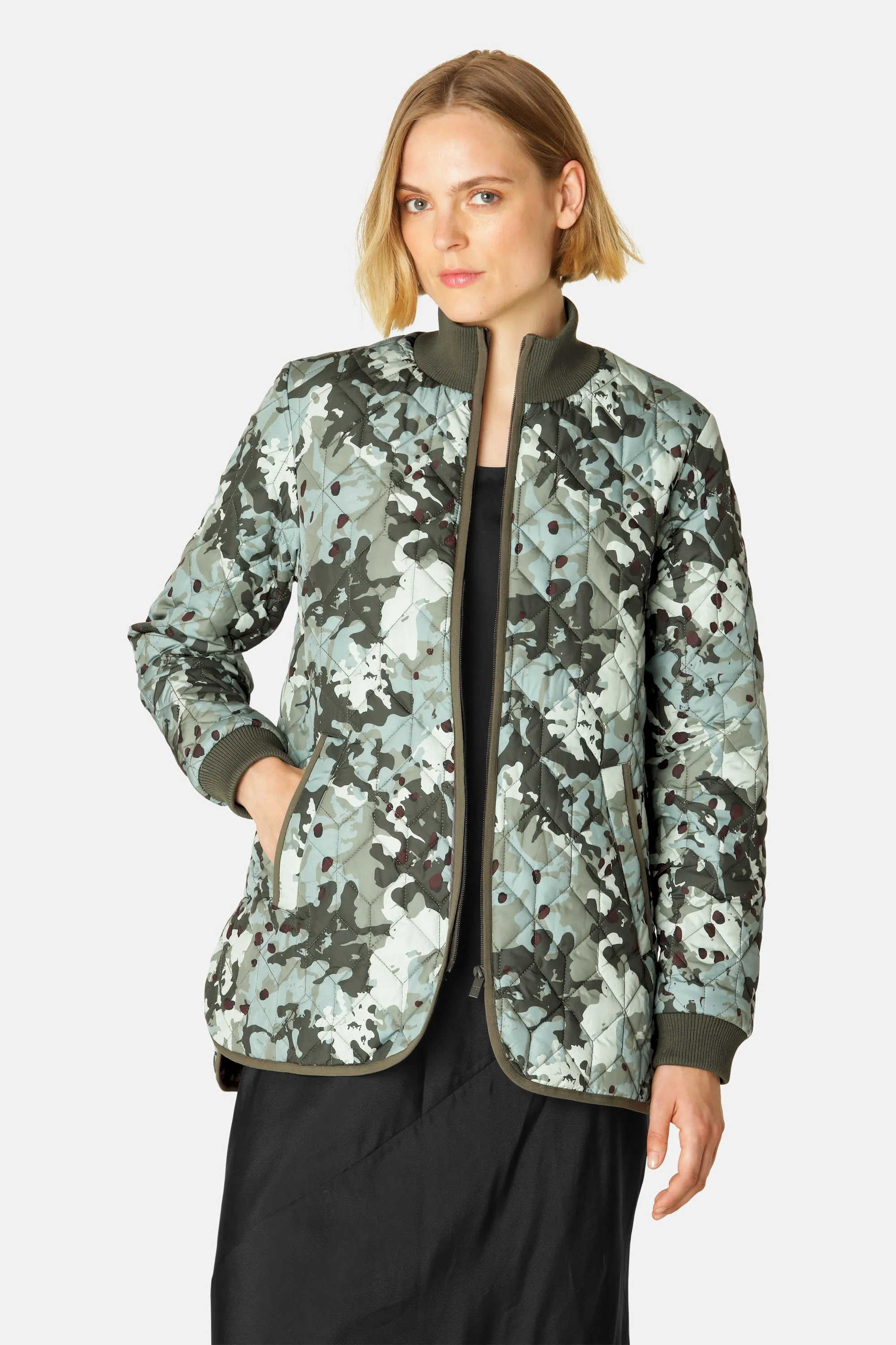 Quilt Jacket - Green Camo