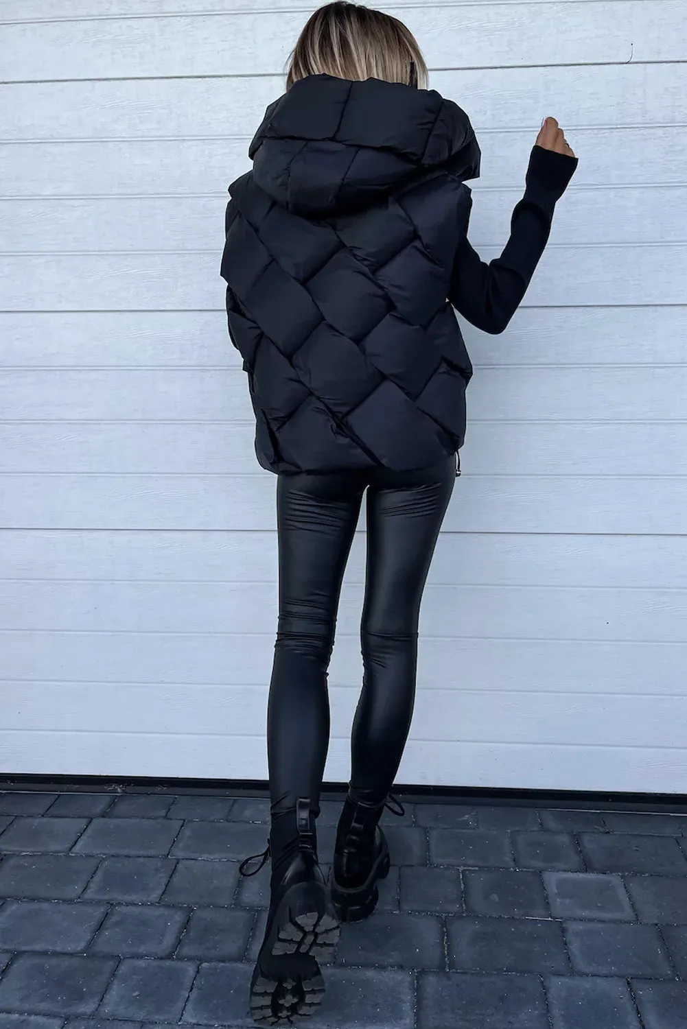 Quilted Hooded Vest