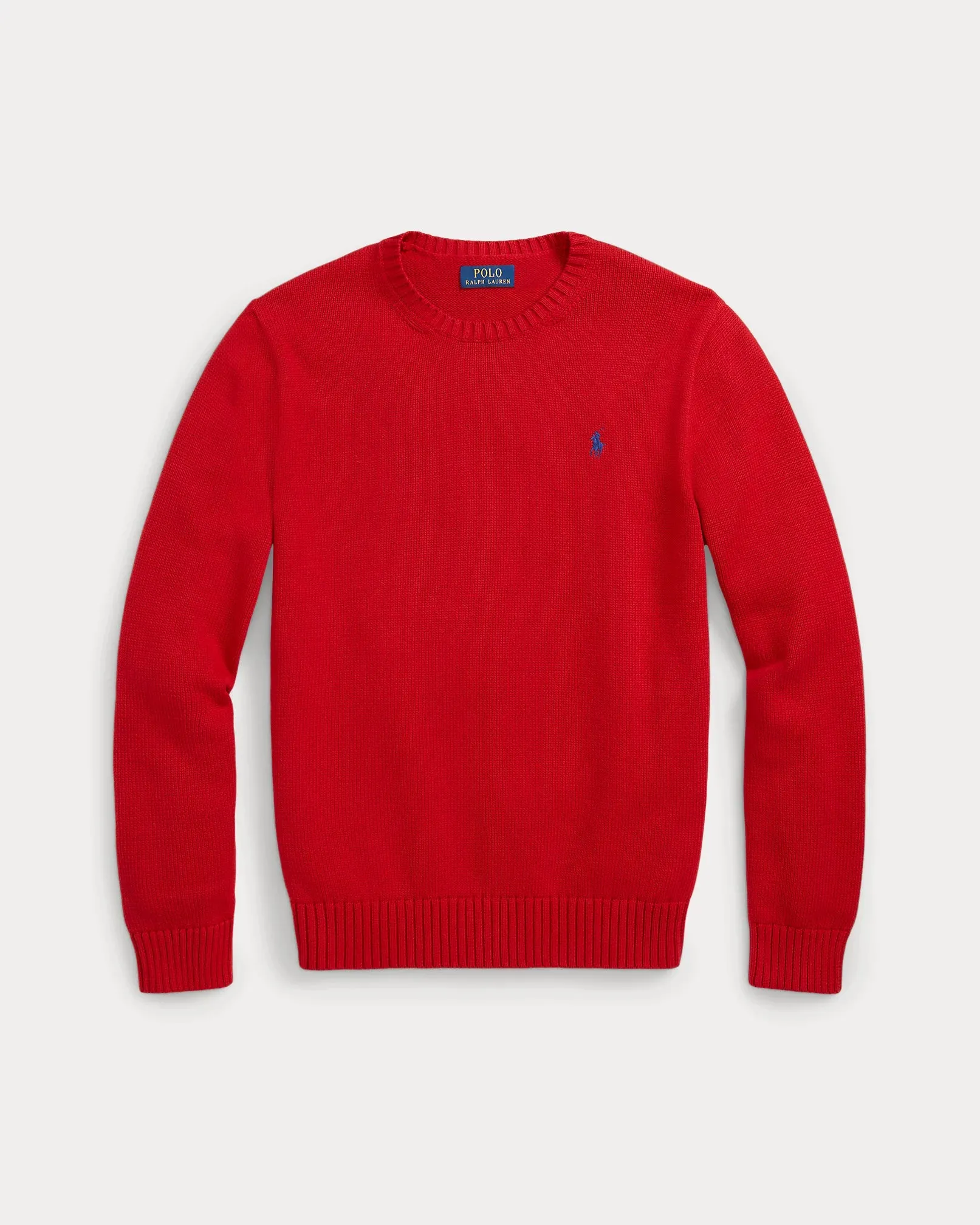 Ralph Lauren Cotton Crewneck Jumper | Red