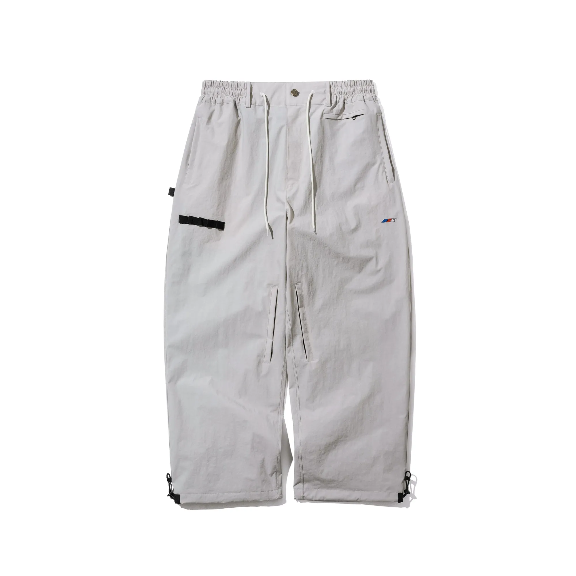 REFINED SUPER WIDE VENTILATION PANTS BRIGHT GRAY