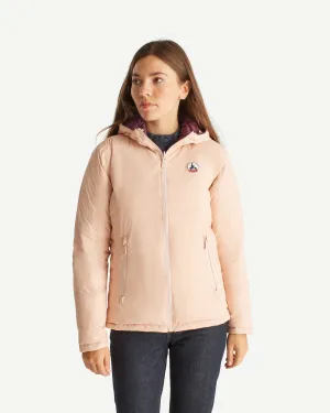 Reversible Down Jacket Light Pink/Aubergine Vienne