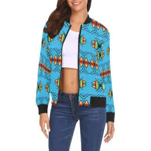 Sacred Trust Sky Bomber Jacket for Women