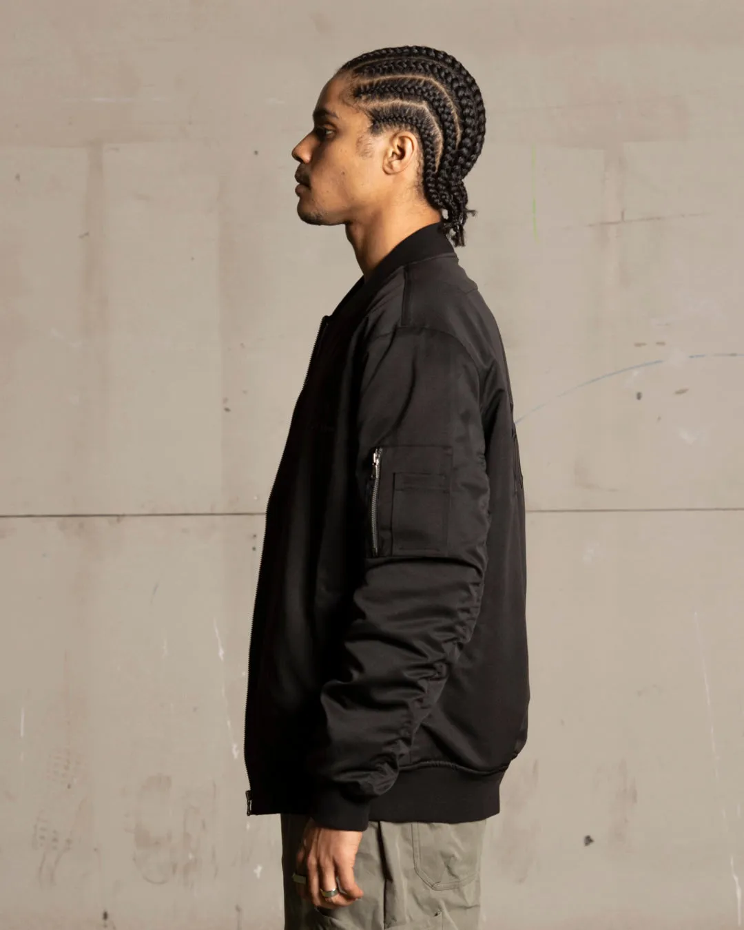 Saint Morta Flight Jacket Black