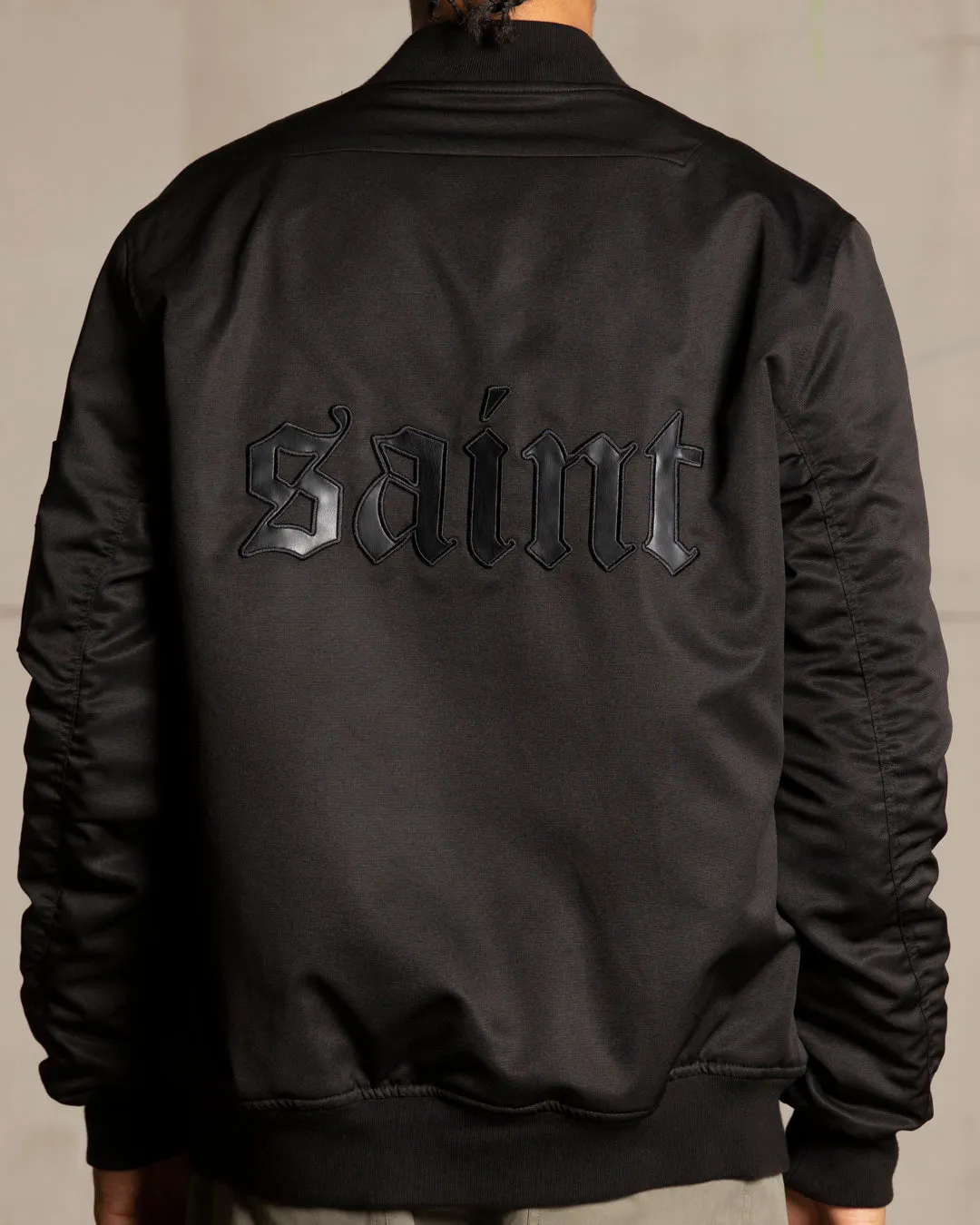 Saint Morta Flight Jacket Black