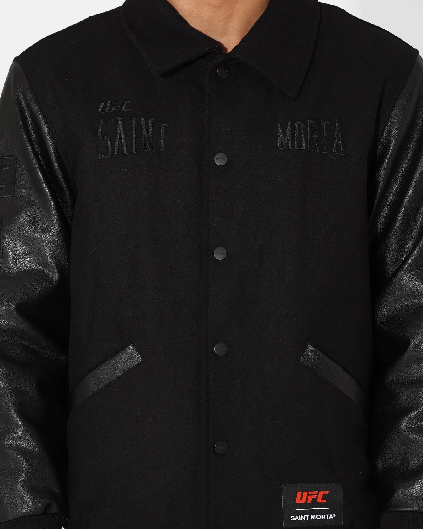 Saint Morta X UFC Championship Jacket Black/Black