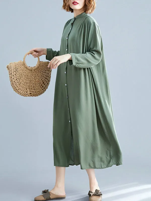 She's All Tiki Midi Shirt Dress