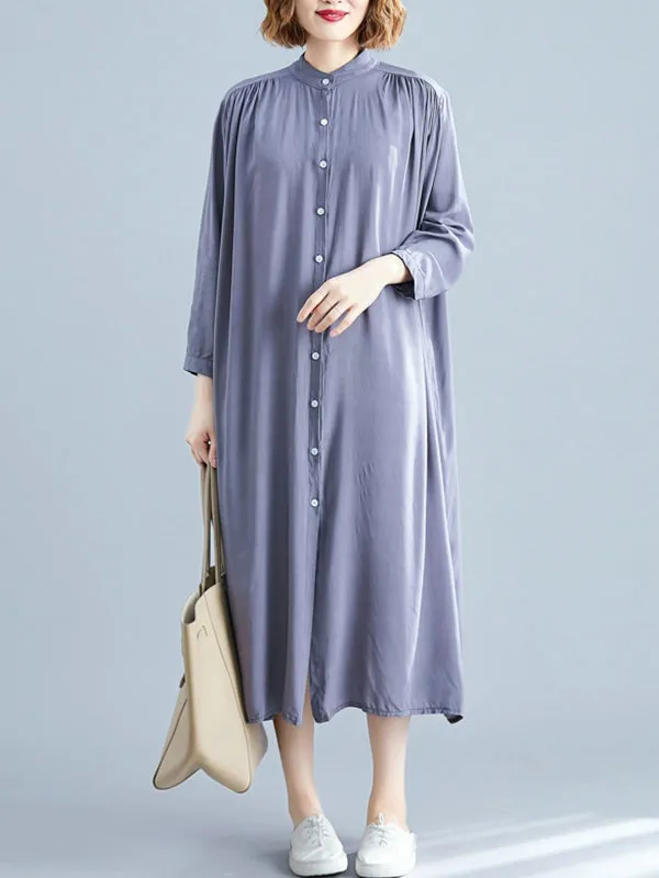 She's All Tiki Midi Shirt Dress