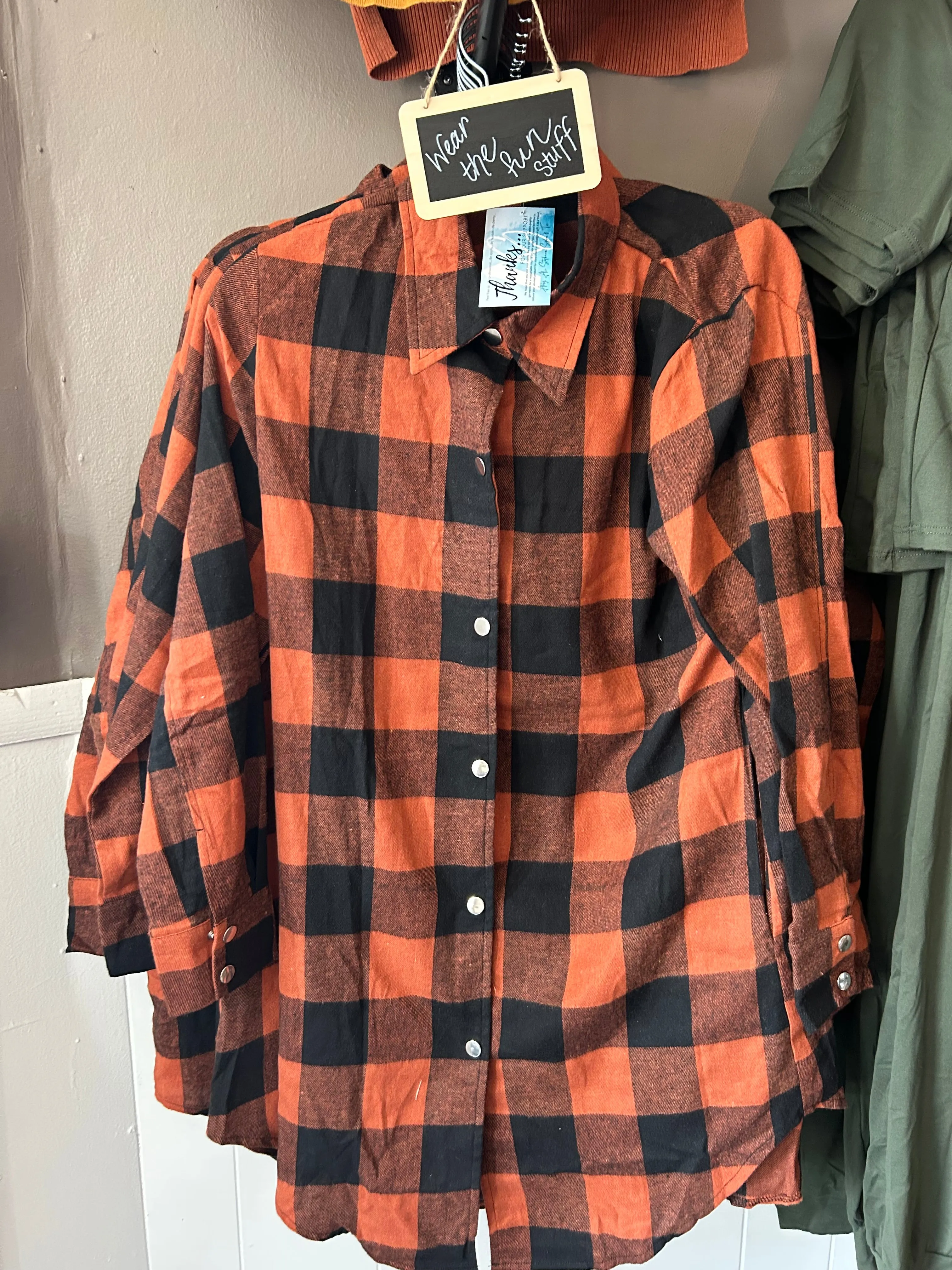 SHIRT- FLANNEL SHACKETS