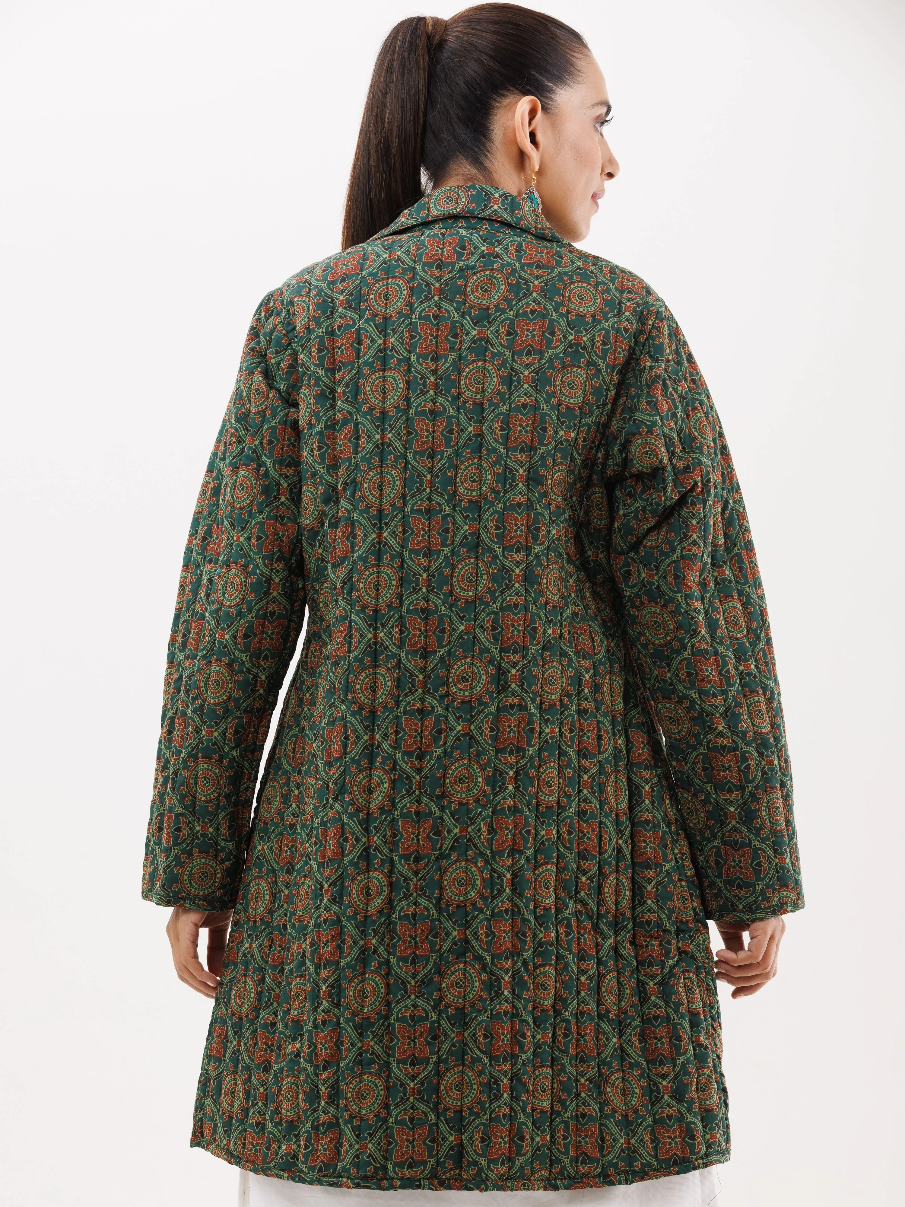 Shishir Noori Ajrakh Quilted Reversible Jacket