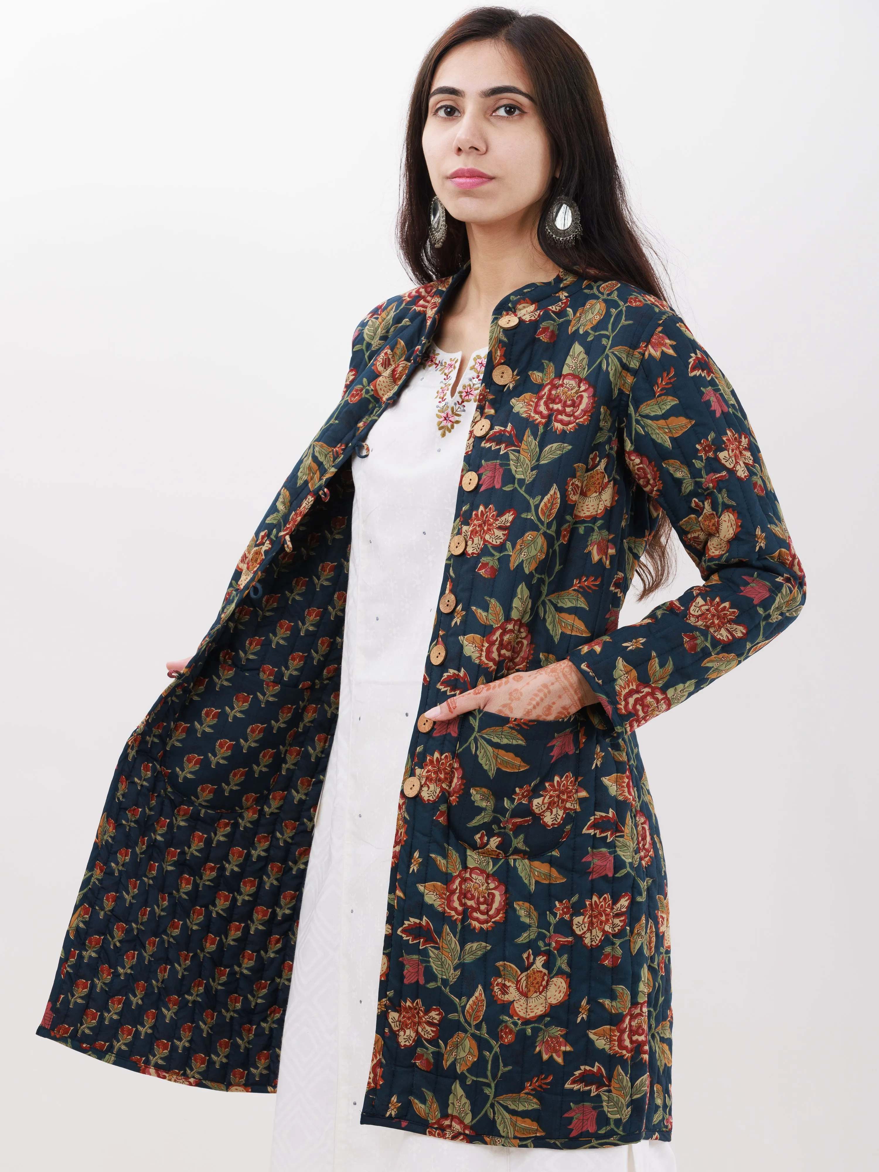 Shishir Sameera Quilted Reversible Jacket