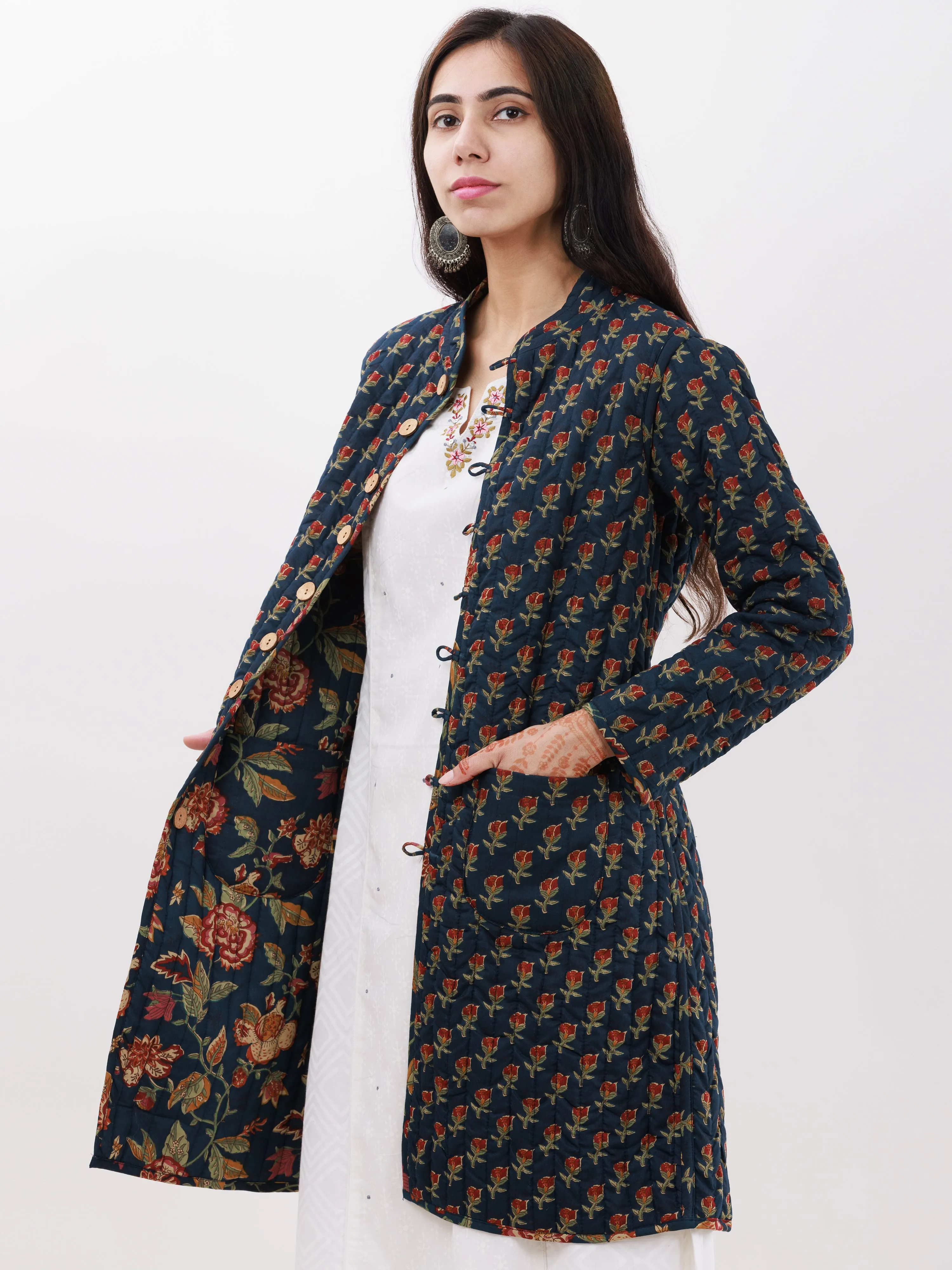 Shishir Sameera Quilted Reversible Jacket