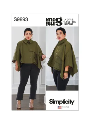 Simplicity Pattern S9893 Misses' Jacket Coat