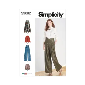 Simplicity Sewing Pattern S9682 MISSES' SKIRTS, PANTS, AND SHORTS