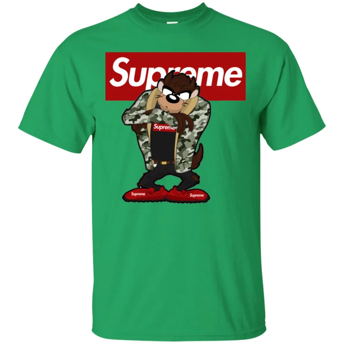 Supreme Hot Bear T-shirt Men Cotton T-Shirt