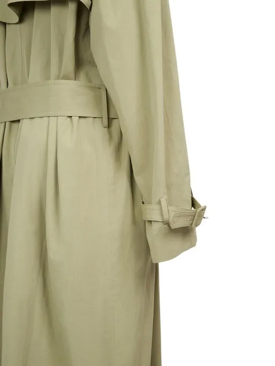 The Row   June cotton gabardine trench coat 