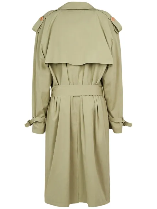 The Row   June cotton gabardine trench coat 