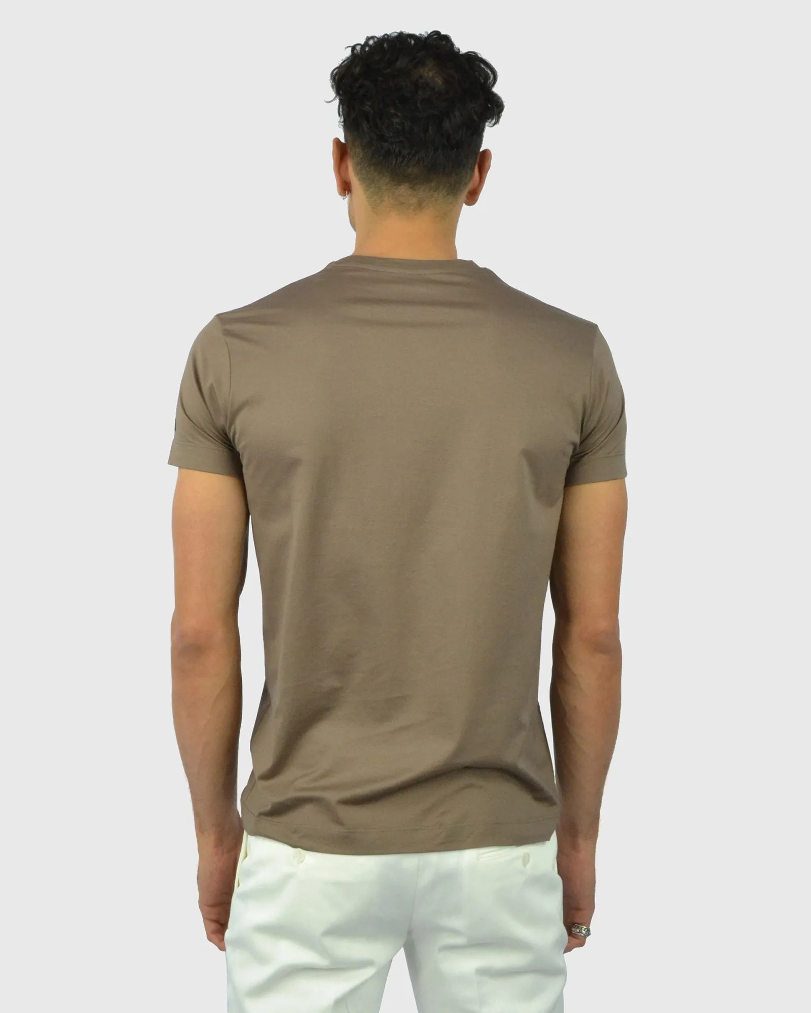 TOMBOLINI WJ35-ZJDZ-TB SS TAN CREW T-SHIRT