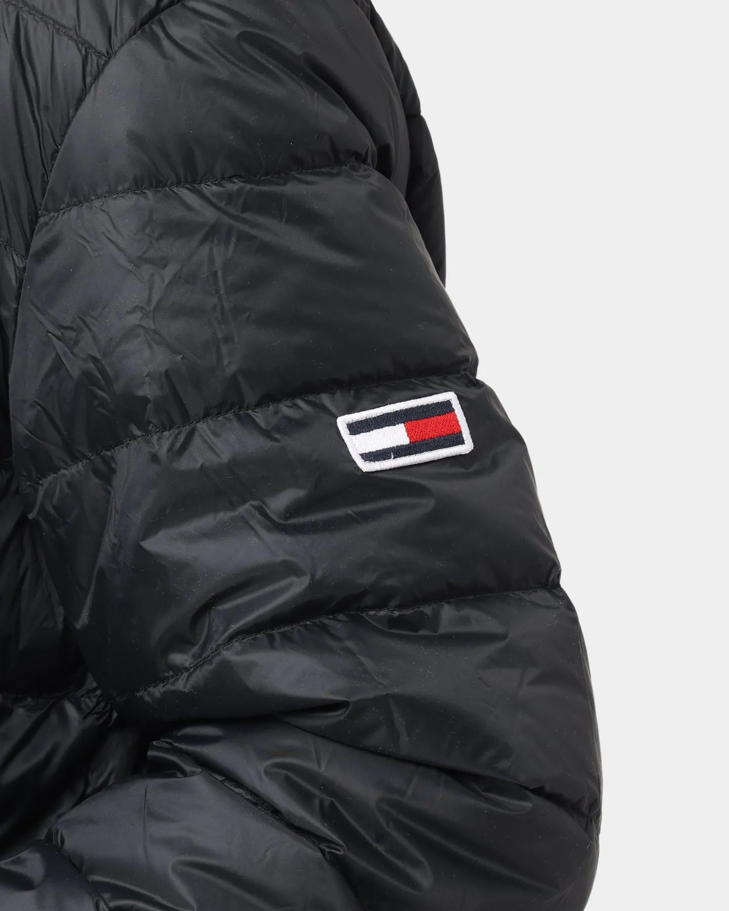 Tommy Jeans Light Down Bomber Puffer Jacket Black