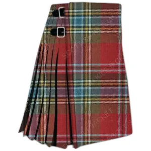 Traditional Clan MacLean Weathered Tartan Kilt