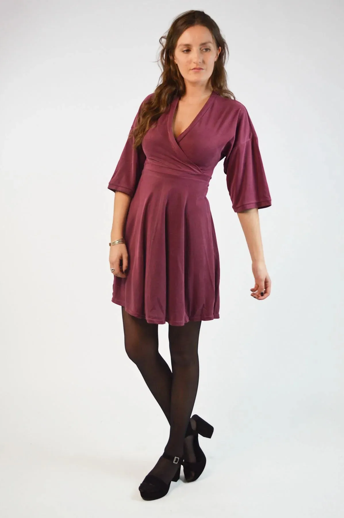 V-Neck Wrap Dress