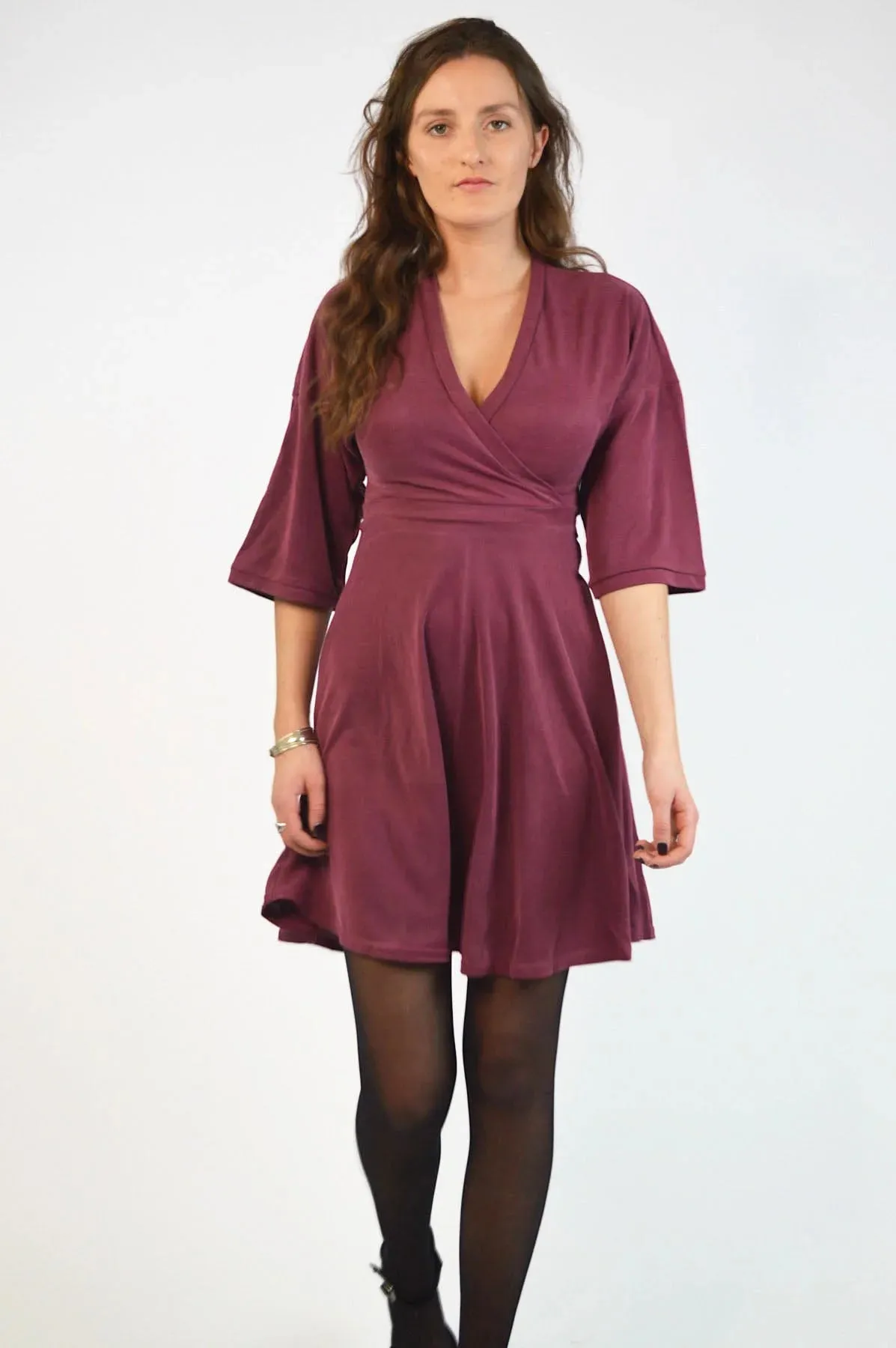 V-Neck Wrap Dress