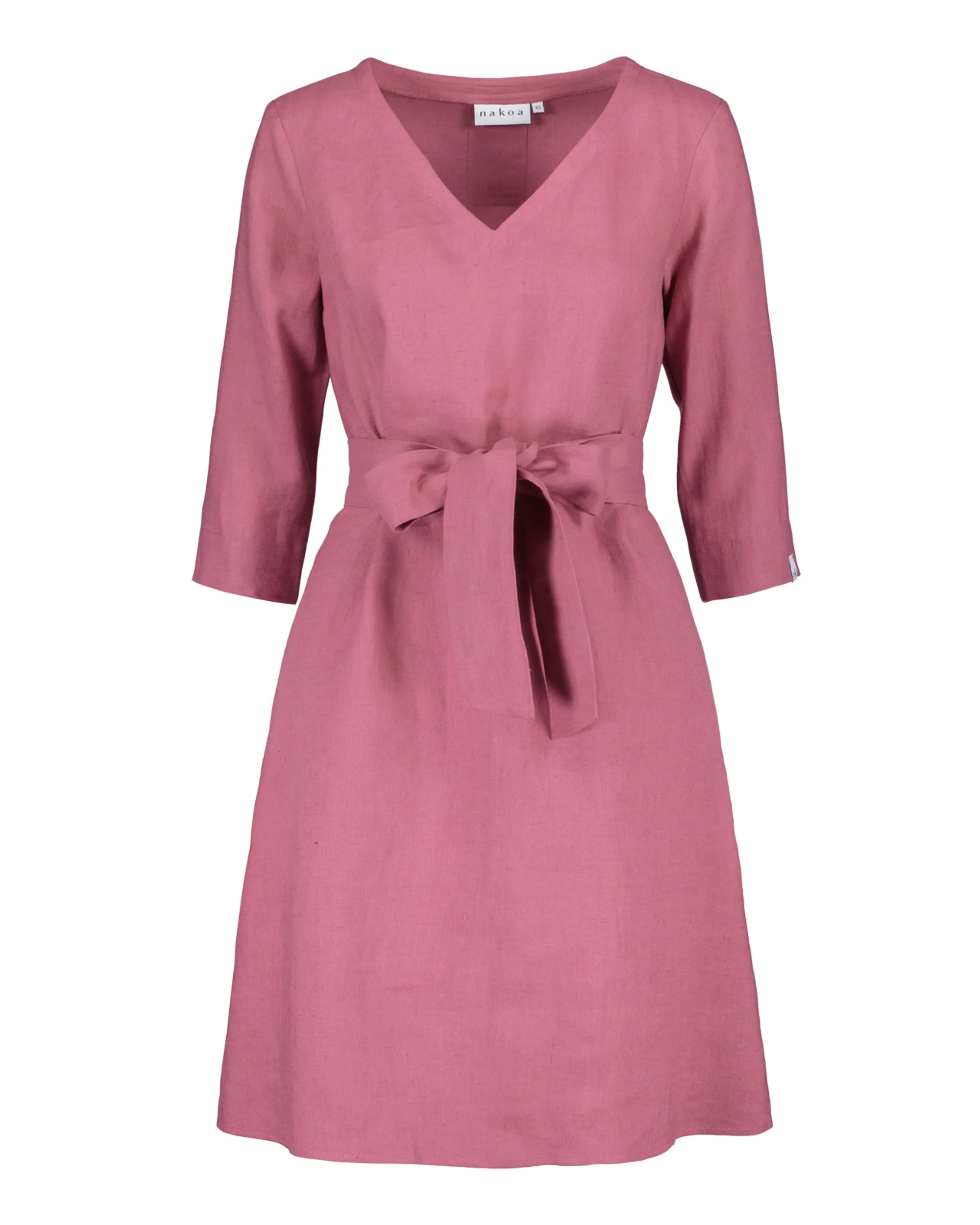 Vera Linen Dress Mulberry