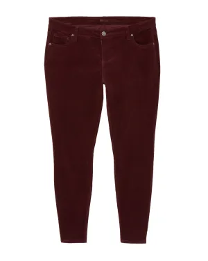 Walker Skinny Corduroy Pant | Burgundy