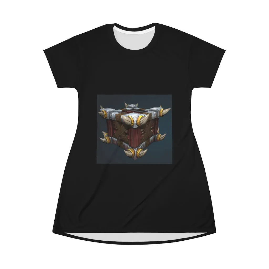 War Raptor Crate All Over Print T-Shirt Dress