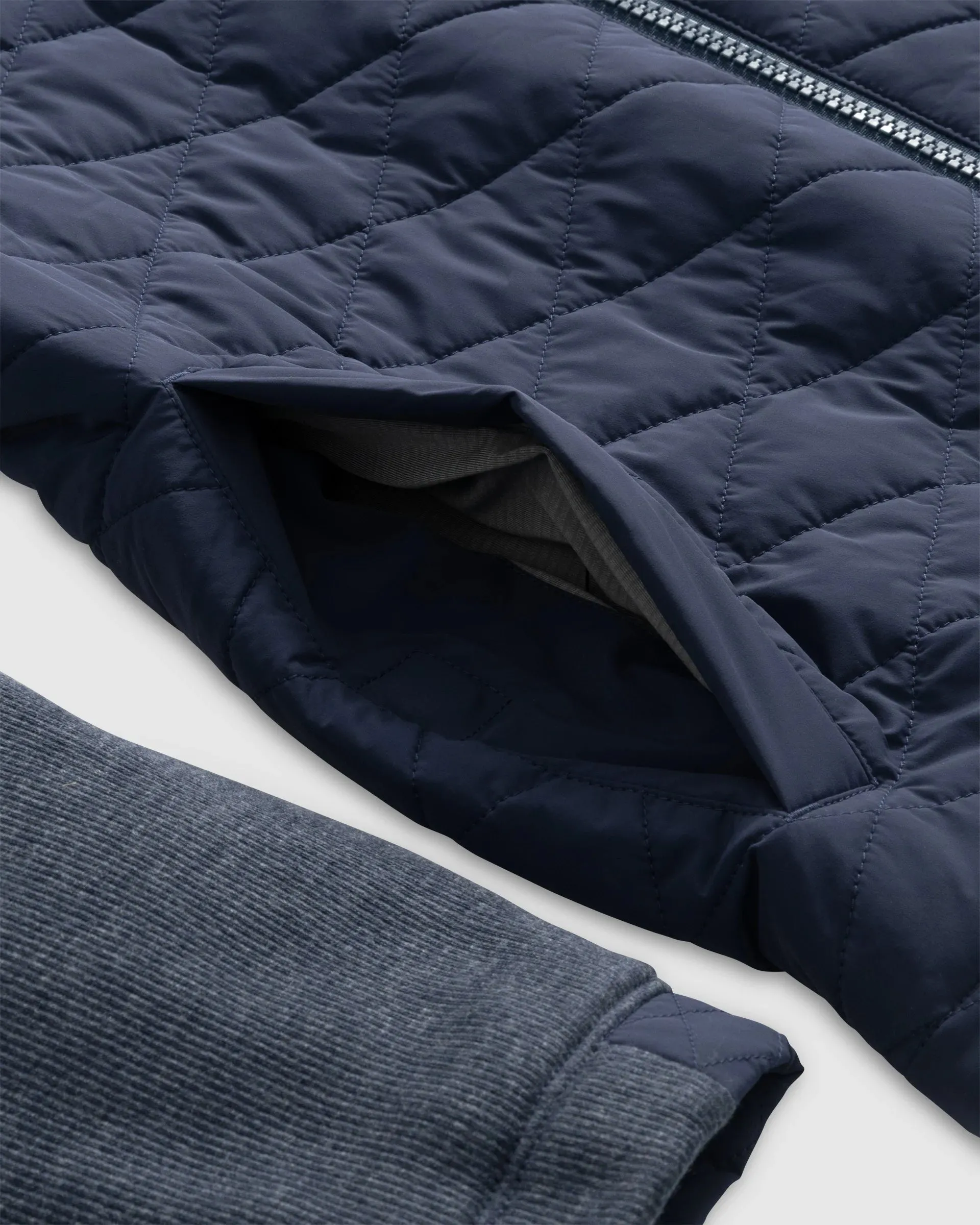 Weller Lightweight Performance Fleece Jacket in Navy by Johnnie-O