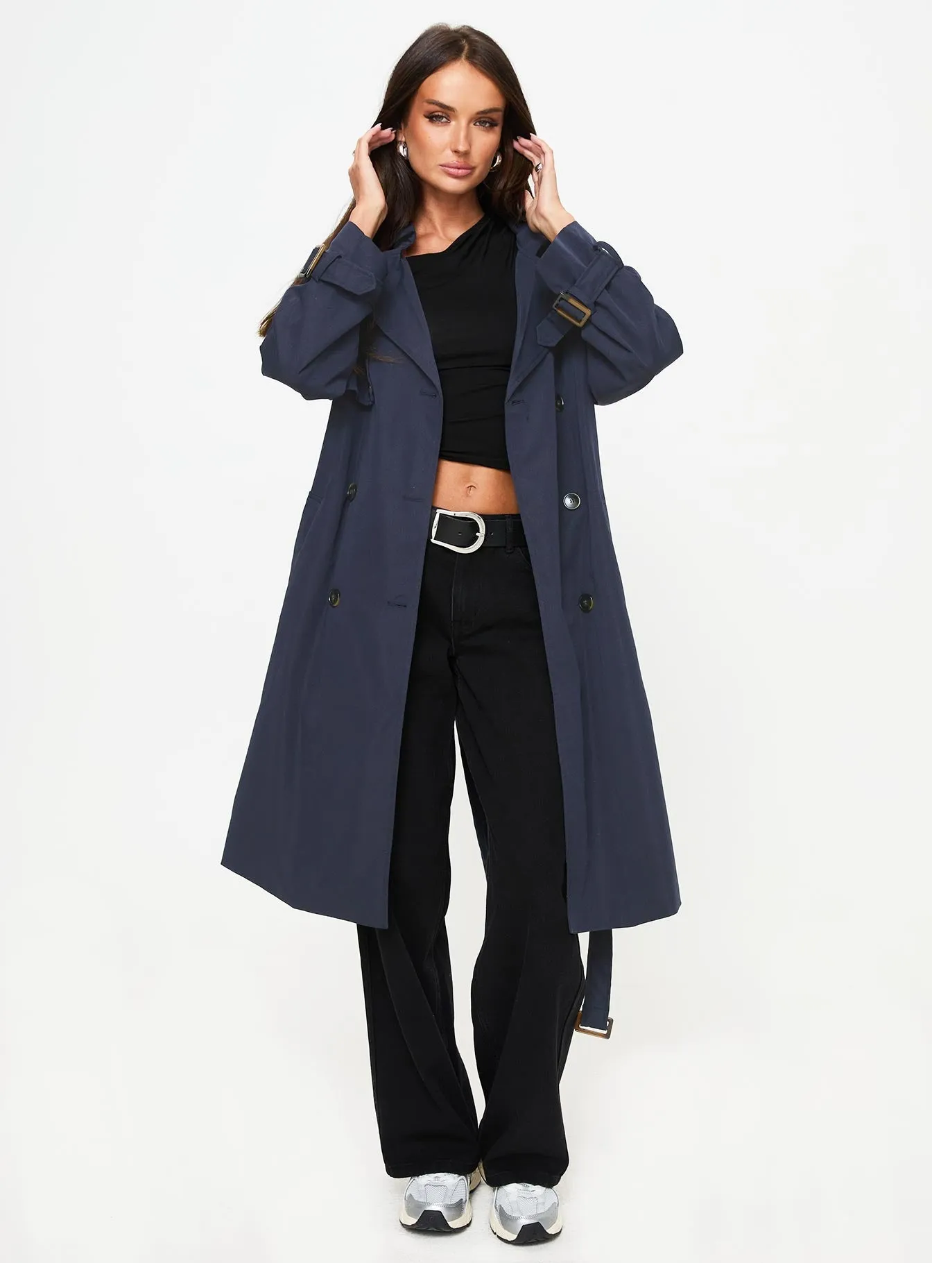 Westwind Trench Coat Slate