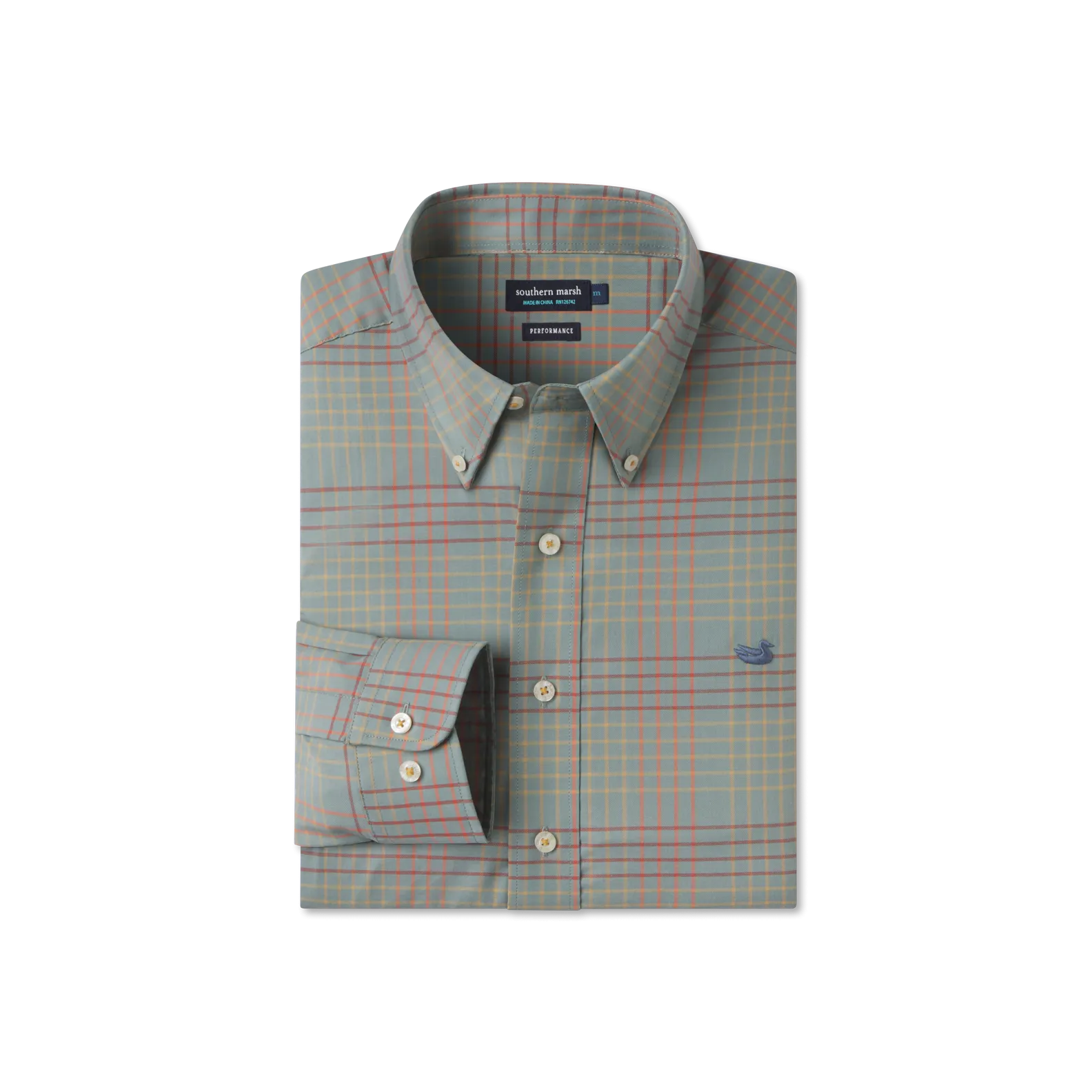 Winfield Grid Performance Dress Shirt