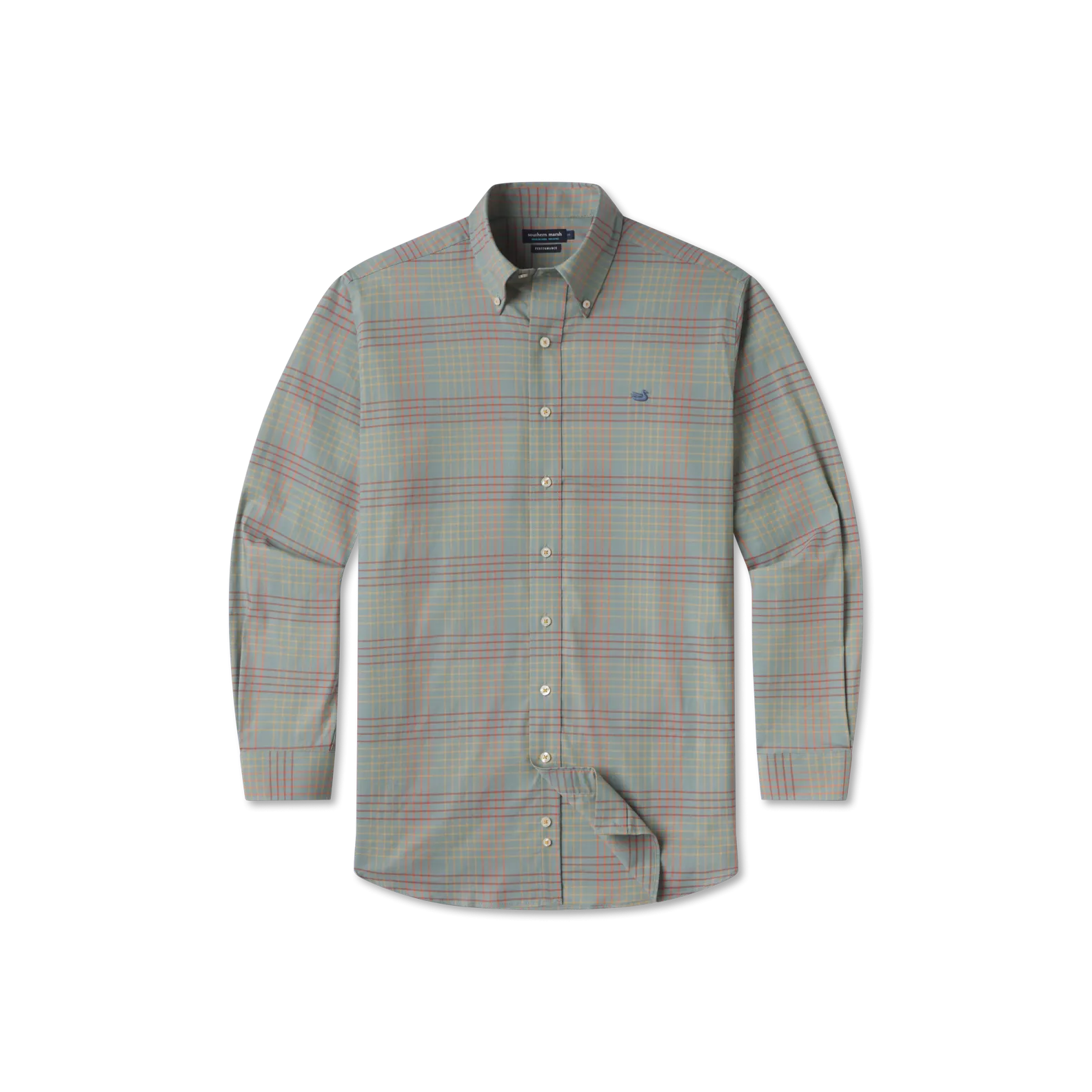 Winfield Grid Performance Dress Shirt