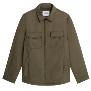 Woolrich Alaskan Microfiber Overshirt Dark Green