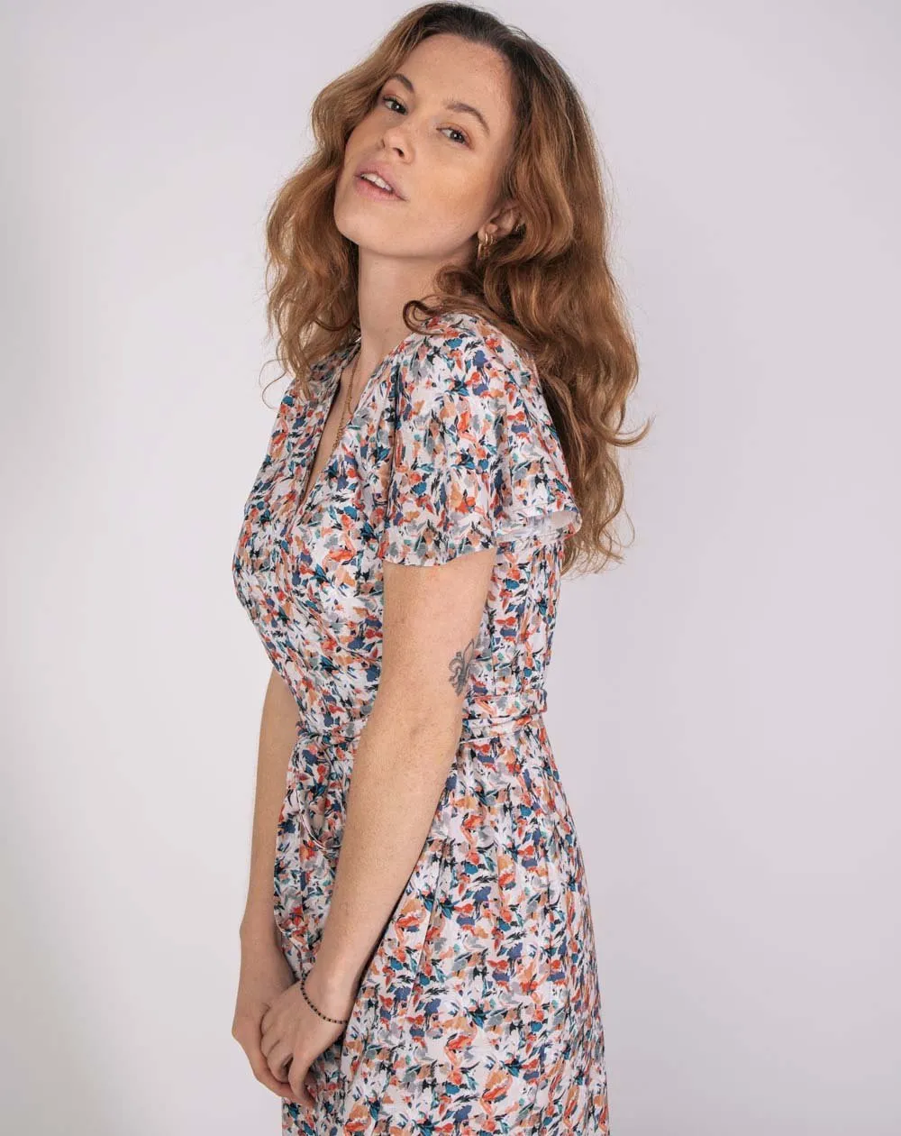 Zargot Wrap Dress Floral