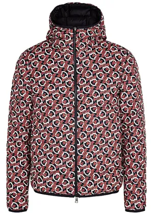 Zois reversible logo-print quilted shell jacket