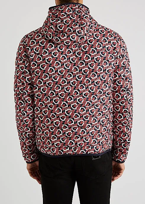 Zois reversible logo-print quilted shell jacket